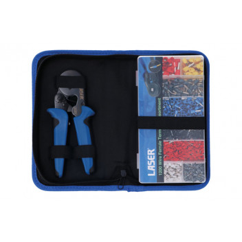LASER Wire Ferrule Crimp Connector & Plier Set