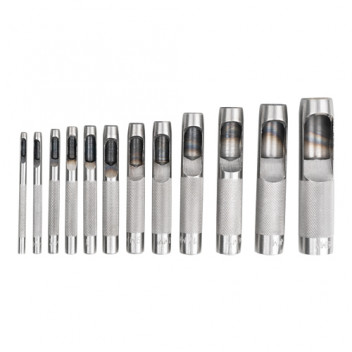 Set Of 12 Metric Hollow Punches