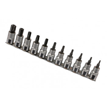 LASER Star Bit Set 11pc 3/8D - Tamperproof"