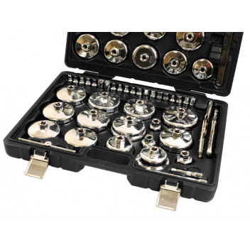 LASER Oil Filter Cup Wrench & Drain Key Kit - 58pc