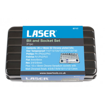 LASER Bit and Socket Set 31pc
