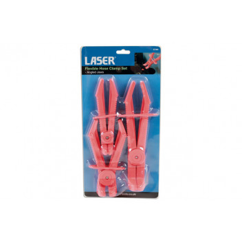 LASER Flexible Hose Clamp Set Angled Jaws