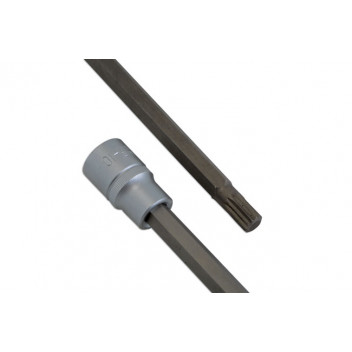 LASER Spline Bit - M10 x 800mm long  1/2D"