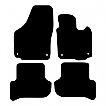 Carpet Mat Set SKODA Yeti 2009>