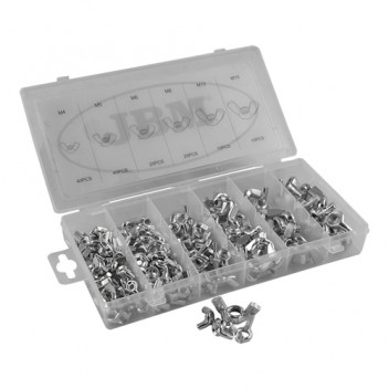 METRIC WING NUT ASSORTMENT 150PCS
