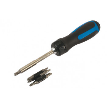 LASER Ratchet Screwdriver c/w 10 Bits