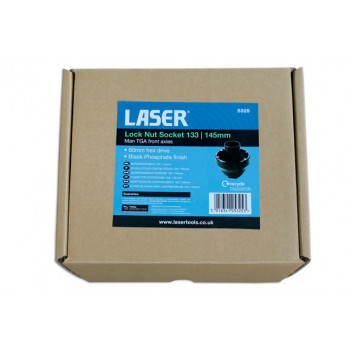 LASER Lock Nut Socket 133-145mm - Man