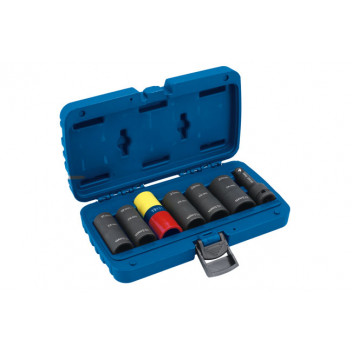 LASER Double Ended Wheel Nut Socket Set 7pc