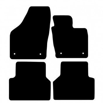 Carpet Mat Set Audi Q3 2011>2018 (4 CLIPS)