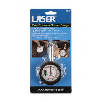 LASER Tyre Pressure/Depth Gauge