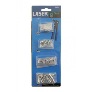 LASER Nut Rivet Set - 40pc