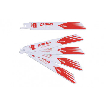 CONNECT Abracs Reciprocating Saw Blades 150 x 19 x 0.9mm 24t