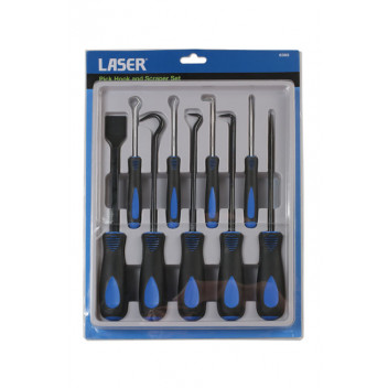 LASER Pick Hook and Scraper Set 9pc