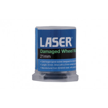 LASER Damaged Wheel Nut Extractor 21mm