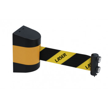 LASER Wall Mounted Magnetic Retractable Barrier 5m x 48mm