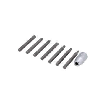 LASER Impact Bit Set 8 PC 1/2 D"