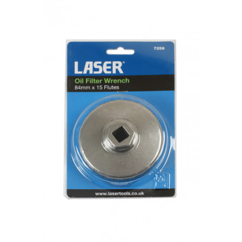 LASER Oil Filter Wrench  84mm x 15 Flutes