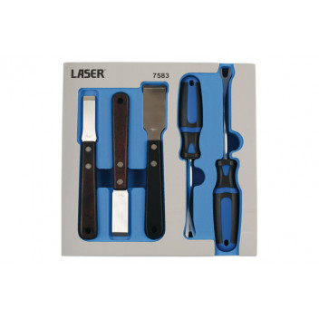 LASER Clip Remover & Tungsten Tipped Scraper Set 5pc