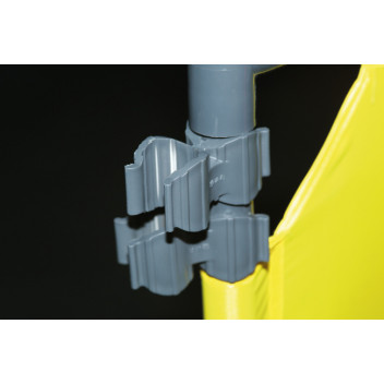 LASER Pair of Brackets for Folding Safety Barrier 8000