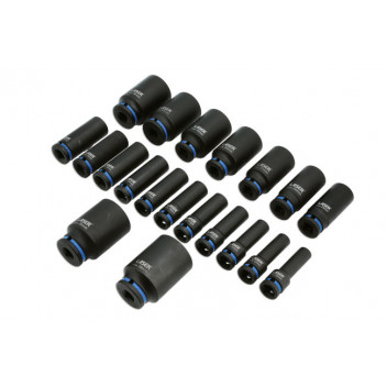 LASER Deep Impact Socket Set 1/2D 20pc"