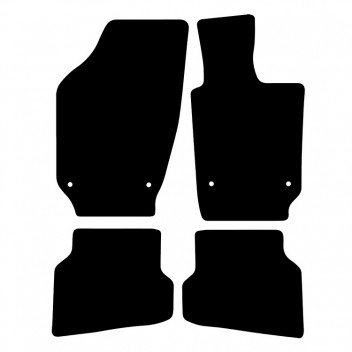 Carpet Mat Set VOLKSWAGEN Polo 2009-2018
