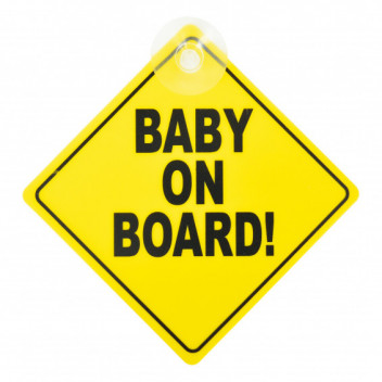 Baby On Board Suction Type
