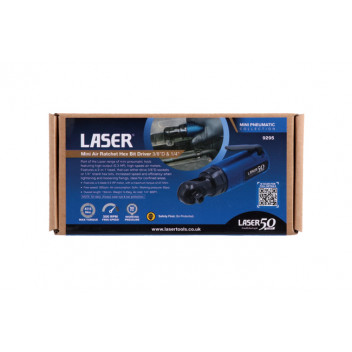 LASER Mini Air Ratchet 3/8D & 1/4" Hex Bit Driver - 50th An"