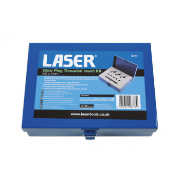 LASER Glow Plug Threaded Insert Kit M8 x 1mm