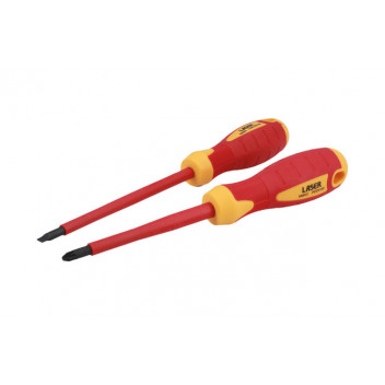 LASER VDE Insulated Screwdriver Set 2pc