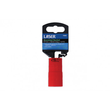 LASER Insulated Socket 1/2D 17mm"