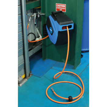 LASER Auto-Rewind Air Hose Reel 15m