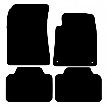 Carpet Mat Set PEUGEOT 407--2 CLIPS