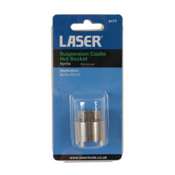 LASER Suspension Castle Nut Socket - Aprilia