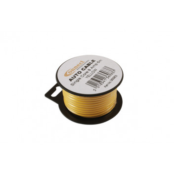 CONNECT Mini Reel Automotive Cable 8 Amp Yellow 6m