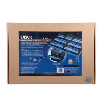 LASER Magnetic Socket Bit Set 33pc - 50th Anniversary