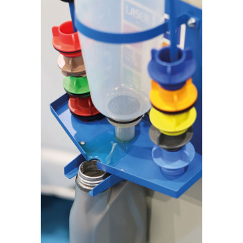 LASER Oil Funnel Kit with Drain Storage Station