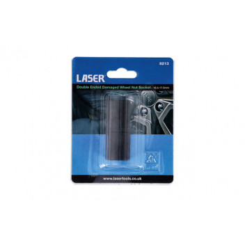 LASER Double Ended Damaged Wheel Nut Socket 16.5x17.5mm