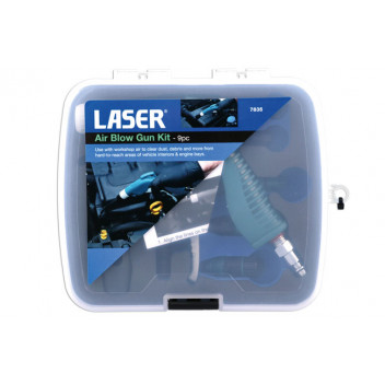 LASER Air Blow Gun Kit 9pc