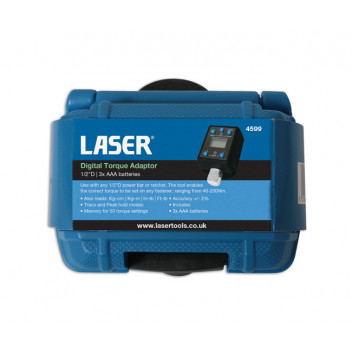 LASER Digital Torque Adaptor 1/2D"