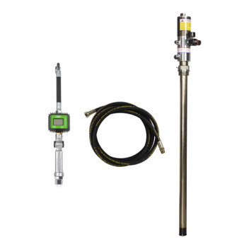 Air-Operated Oil Pump Kit With Digital Hose End Meter