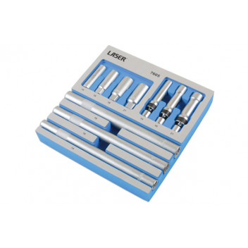 LASER Spark Plug Socket Set 3/8D 10pc"