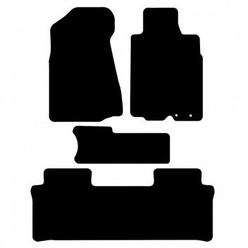 Carpet Mat Set HONDA CRV 2001-2006  (4XL PIECE + 2 CLI
