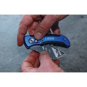 LASER Folding Utility Knife