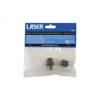LASER Plastic Sump Plug Removal/Installation Kit - Daf/Merce