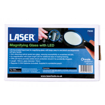 LASER Magnifying Glass with LED