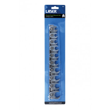 LASER Crows Foot Wrench Set 10pc