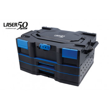 LASER Premium Stackable 2 Drawer Storage System with Top Box