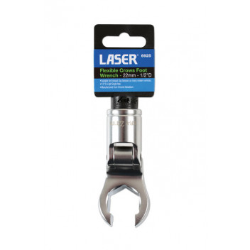 LASER Flexible Crows Foot Wrench 22mm 1/2D"