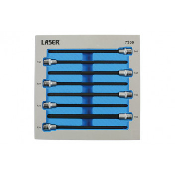 LASER Star Bit Set  3/8D 8pc"