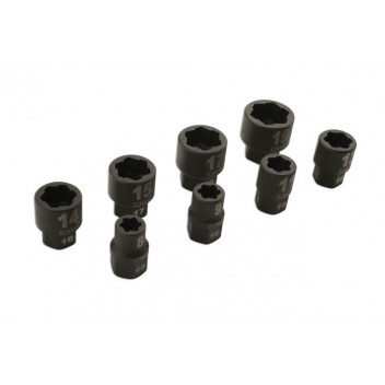 LASER Damaged Nut/Bolt Remover 3/8D 8pc"